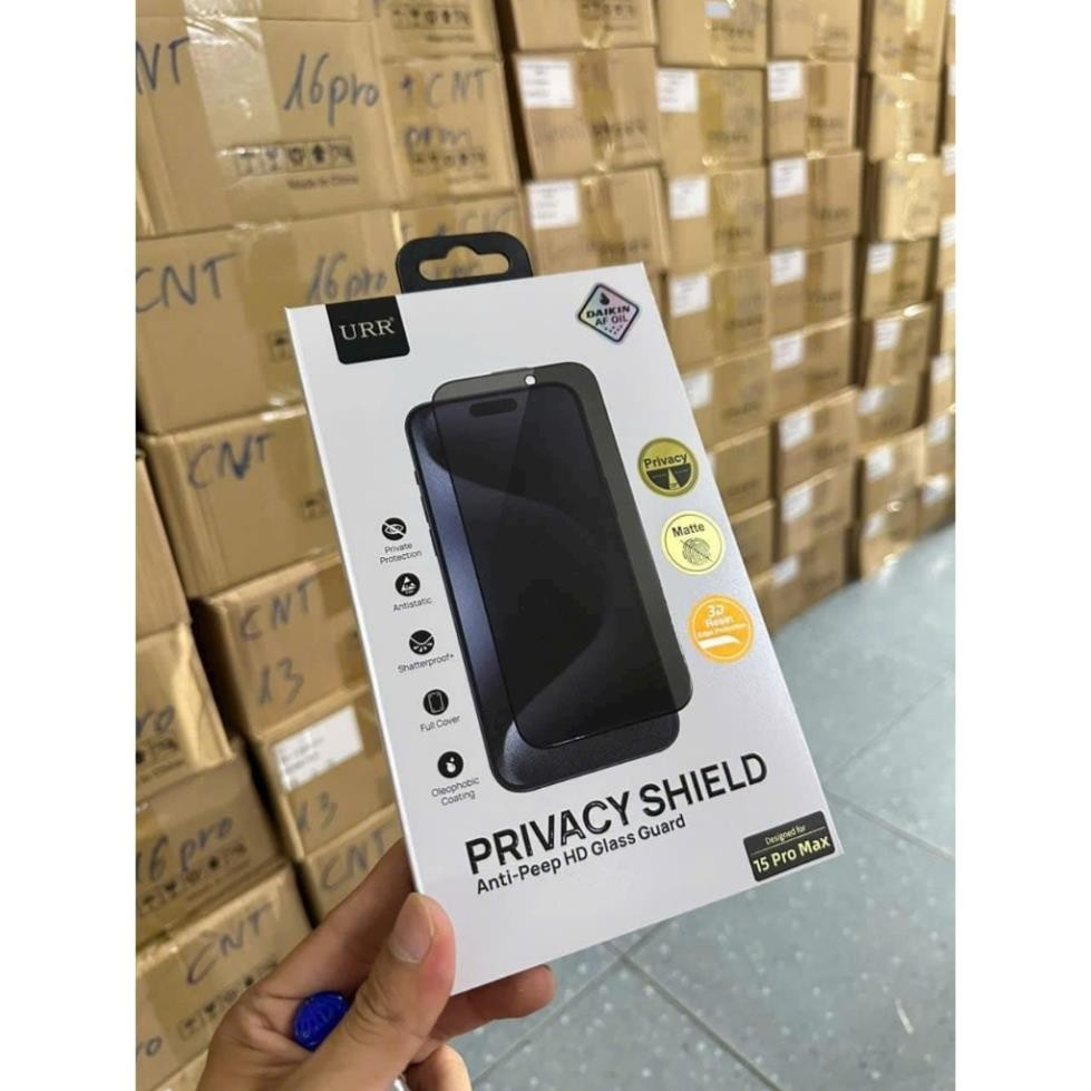 Kính cường lực Autobot chống nhìn trộm full viền cho IPhone 17Promax 17Pro 17Air 17 16 15 14 13