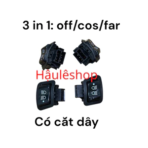Công tắc tắt đèn 3 chức năng(2tầng5chân)