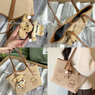 Chio 2nd - Tặng Charm Gấu - Túi Cho Dáng Làn Cún Dáng BigSize New