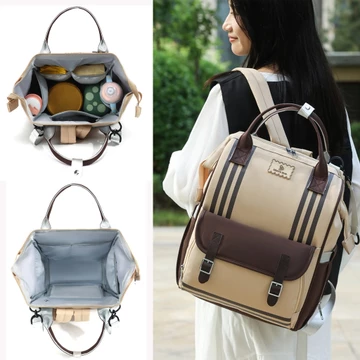 Túi bỉm sữa cho mẹ và bé, Balo Bỉm Sữa Đa Năng Cỡ Lớn – Trợ Thủ Đắc Lực Cho Mẹ Bỉm!