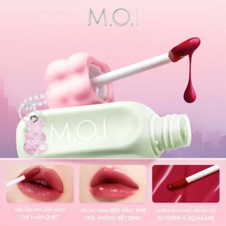 Son tint GUMMY Bóng Lip Tint lâu trôi nhẹ môi MOI Cosmetics Hồ Ngọc Hà