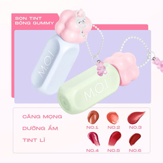 Son tint GUMMY Bóng Lip Tint lâu trôi nhẹ môi MOI Cosmetics Hồ Ngọc Hà