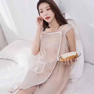 Khăn tắm choàng nữ đa năng Vải bông mềm mịn, thấm hút nước nhanh, an toàn cho da.