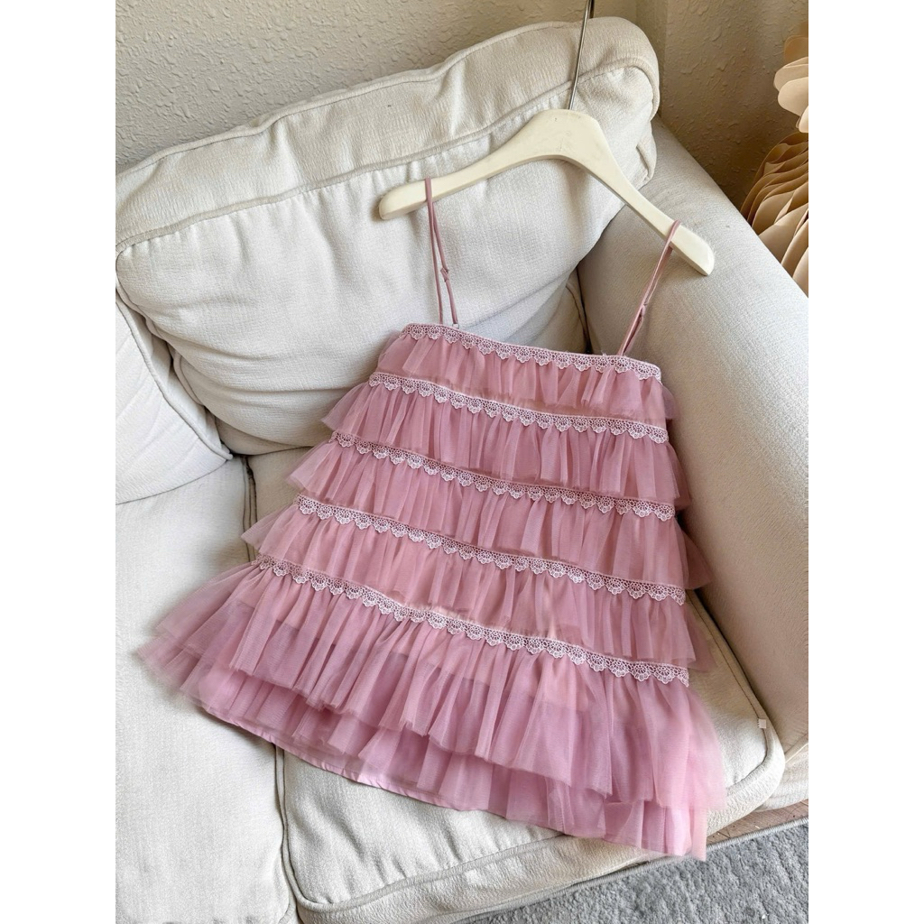 Váy Baby doll ren tầng - Hàng thiết kế - TY CLOTHING