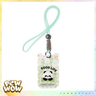 Bao Đựng Thẻ Nhân Viên Kèm Dây Đeo Polyester Phong Cách Hoạ Tiết Nổi Khối 3D Animal Hình Thú Panda Capybara Thú Vị