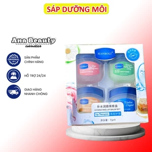 Set 4 Hũ mặt nạ môi HANBOLI 7gram [Chính Hãng] dưỡng ẩm chống nếp nhăn giúp môi mềm mịn căng bóng