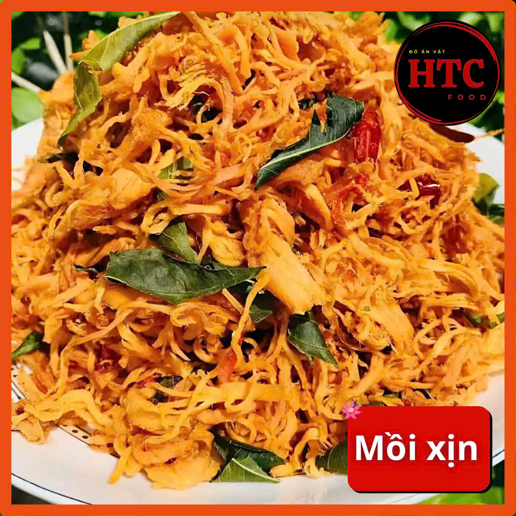 Khô gà lá chanh sấy ăn liền loại 1 nhà làm sạch sẽ an toàn, gà khô sấy ăn vặt chất lượng, HTC Food