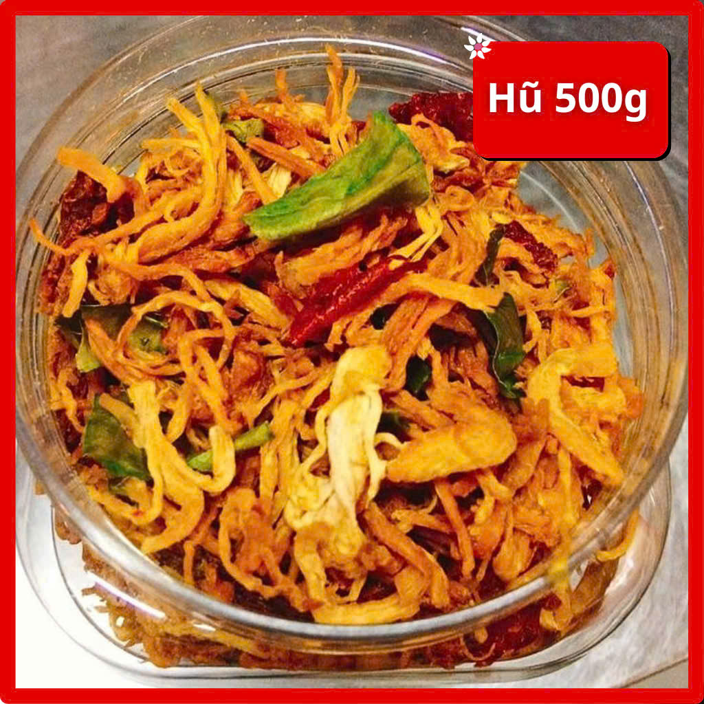 Khô gà lá chanh sấy ăn liền loại 1 nhà làm sạch sẽ an toàn, gà khô sấy ăn vặt chất lượng, HTC Food