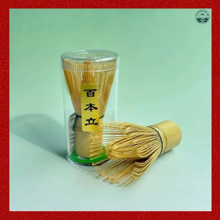 Chổi Đánh Trà Chasen Trắng Cao Cấp Bằng Tre Đánh Bông Tan Bột Trà Dễ Dàng Vệ Sinh Loại 100 Chân