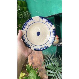 Dĩa/Tô Gốm Phết Xanh/Gà/Hoa Nam Bộ Loại Đẹp Lòng Ko Chấm Chân Nhiều Kích Thước - Gốm Xưa Lái Thiêu Cho Người Hoài Niệm
