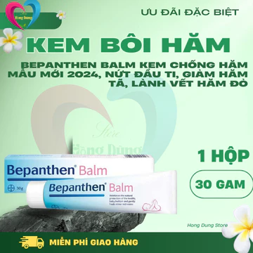 Bepanthen Balm Kem chống hăm mẫu mới 2024, Nứt Đầu Ti, GIảm Hăm Tã, Lành Vết Hăm đỏ, Tuýp 30g