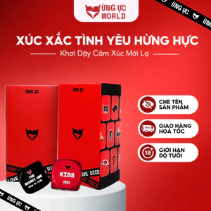 Xúc xắc Tình Yêu Bằng Gỗ Cho Couple - Boardgame Giúp Cặp Đôi Đổi Mới Cảm Xúc Yêu