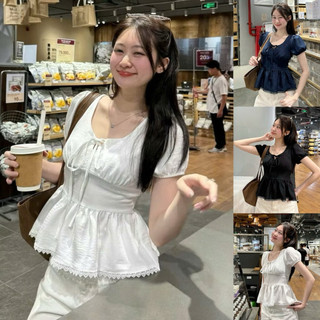 Áo nữ kiểu basic tay phồng nhẹ cổ tròn chất thun mỏng mát 3 màu VANISA CT448