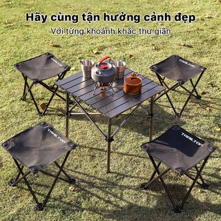【COD】Trailtop Ghế Gấp Gọn Camping Ghế nhỏ ngoài trời Dã Ngoại Du Lịch Chịu Tải 120kg Vải Oxford 600D