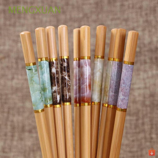 Combo 5 vỉ đũa tre vân đá tự nhiên cao cấp kháng khuẩn dùng hàng ngày