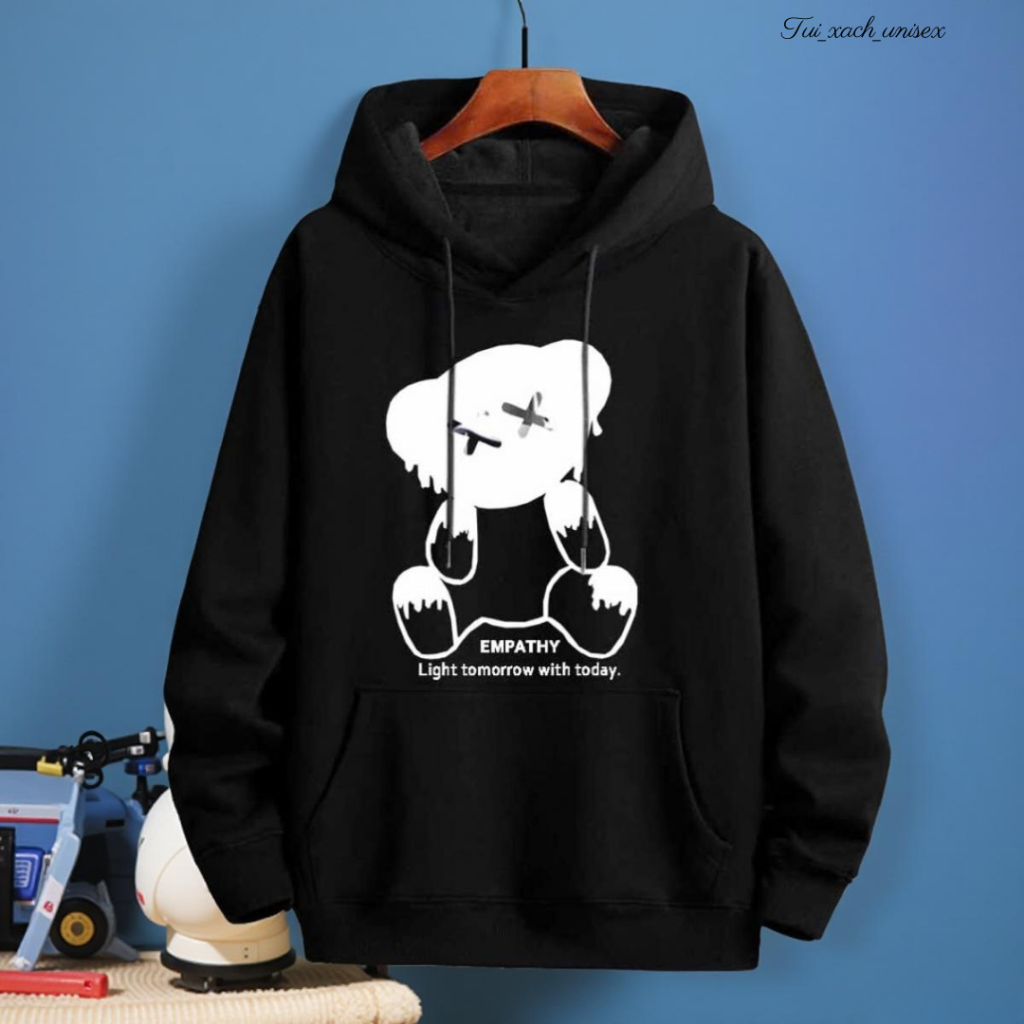 ÁO HOODIE NỈ GẤU EMPATHY PHÙ HỢP CHO CẢ NAM LẪN NỮ ĐỀU MẶC ĐƯỢC - ÁO KHOÁC NỈ CHE NẮNG CHE MƯA CỰC THÍCH L1