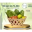 COMBO 5 CÁI - Rổ nhựa tròn đựng rau củ đa năng tiện lợi nhỏ khay TL-068 và TL-063 rổ