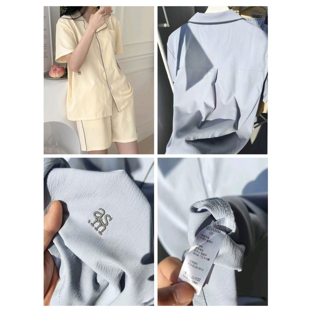 (BomoHouse) Set pijama mặc nhà, mặc ngủ mát, nhẹ allsum* xuất Hàn unisex bigsize - dư xịn.