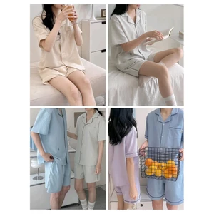 Set pijama mặc nhà, mặc ngủ mát, nhẹ allsum* xuất Hàn unisex bigsize - dư xịn.