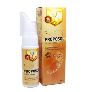 Dung dịch xịt mũi keo ong DKPHARMA PROPOSOL chai 70ml