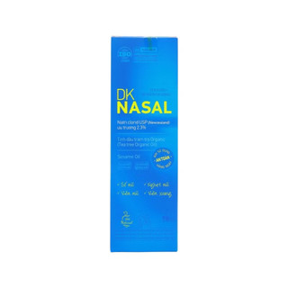 Xịt Mũi Ưu Trương DKNasal 70ml Hỗ Trợ Giảm Nghẹt Mũi Và Làm Sạch Mũi Hằng Ngày-DK PHARMA