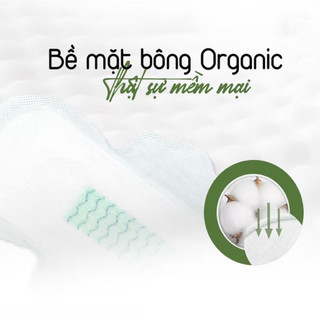 băng vệ sinh ban ngày có cánh Yeonchi Organic 245mm siêu mỏng 0.1cm công nghệ Hàn Quốc