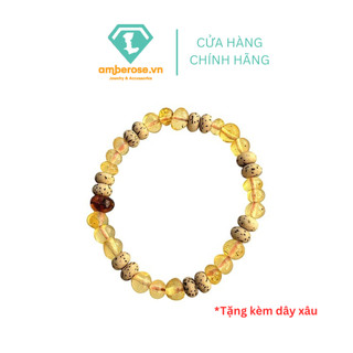Vòng Hổ phách bồ đề cho bé sơ sinh ngủ ngon Amberose
