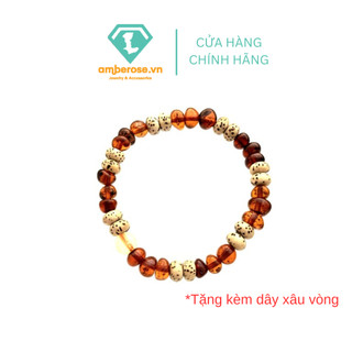 Vòng Hổ phách bồ đề cho bé sơ sinh ngủ ngon Amberose