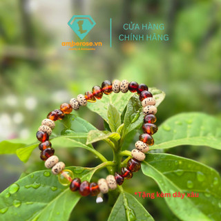 Vòng Hổ phách bồ đề cho bé sơ sinh ngủ ngon Amberose