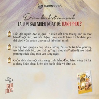 Sách - Ta Còn Bao Nhiêu Ngày Để Hạnh Phúc - Nguyễn Hoàng Bảo