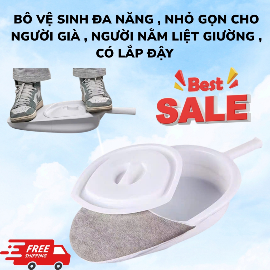 Bô Đi Vệ Sinh Cho Người Già – Thiết Kế Công Thái Học, Êm Ái Dễ Sử Dụng