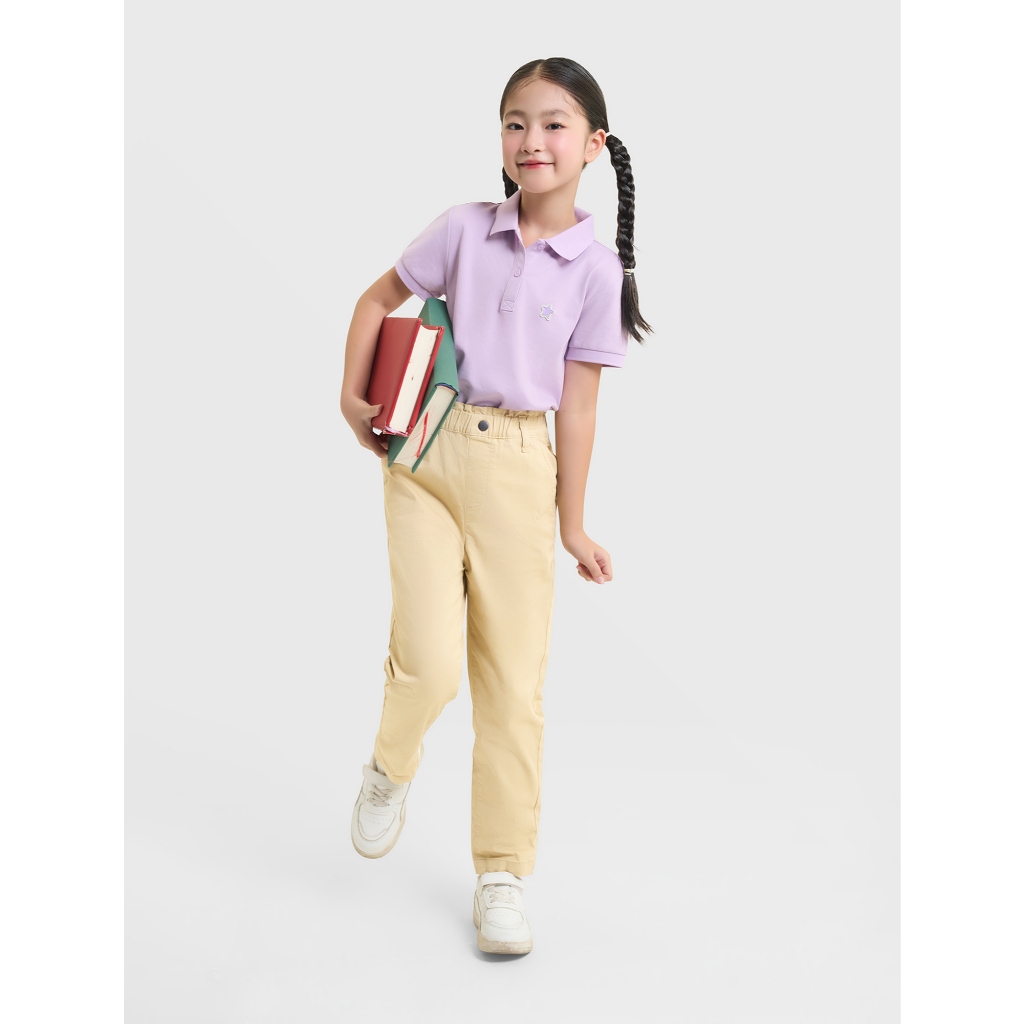 Quần khaki bé gái CANIFA cạp chun dáng vừa 1BK25S001