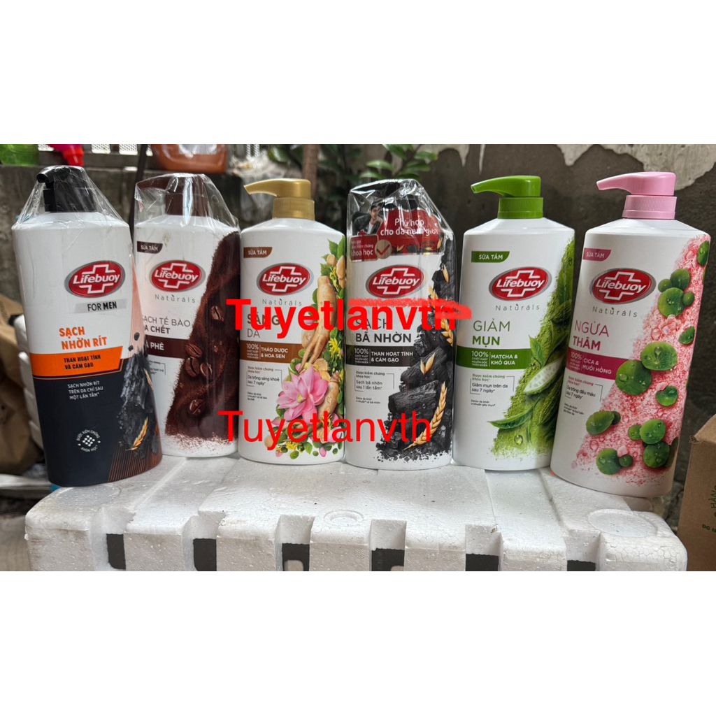 Sữa Tắm Lifebuoy 800gr Detox Và Sạch Sâu Khỏi Bụi Mịn Pm2.5 Detox 100% Từ Thiên Nhiên Diệt Khuẩn