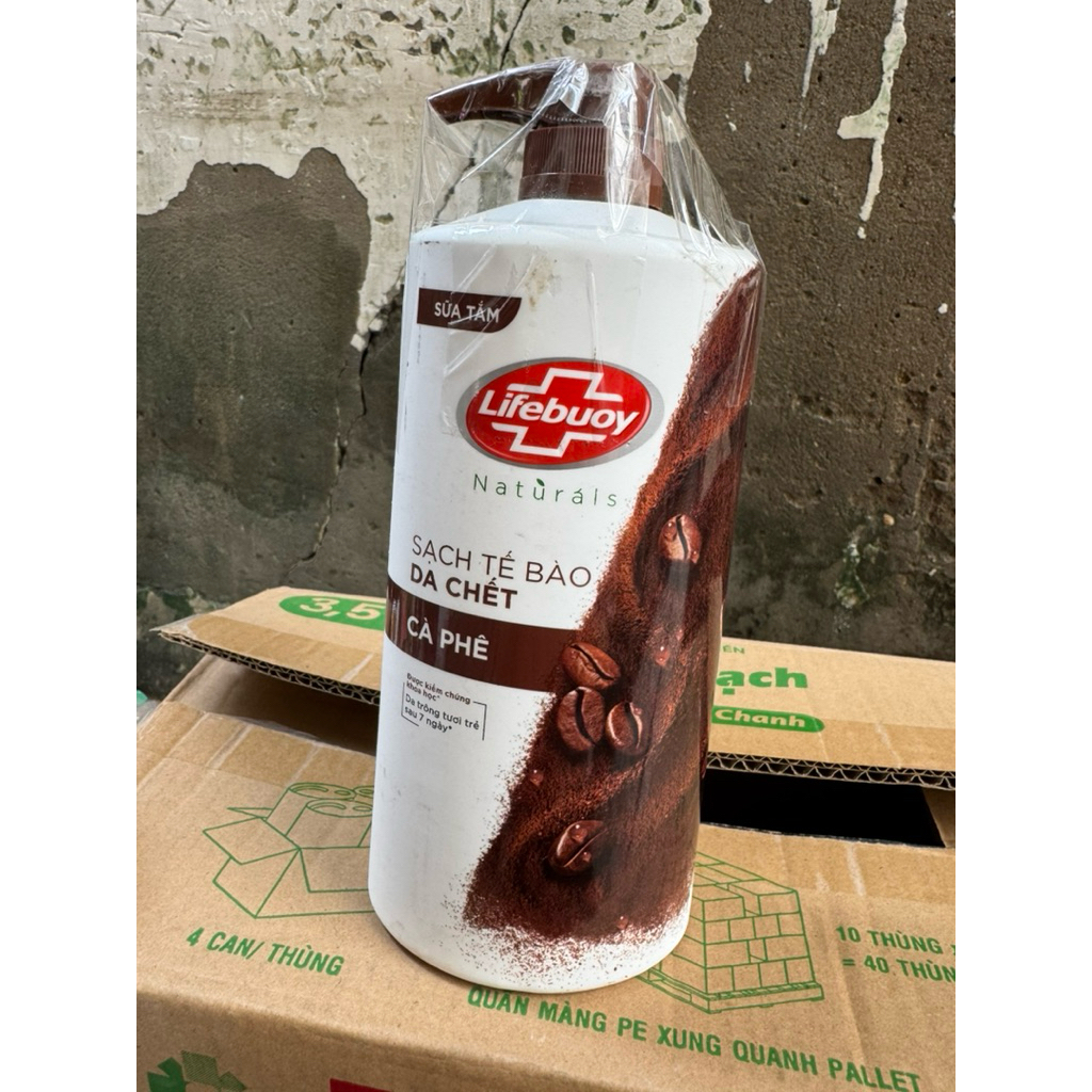 Sữa Tắm Lifebuoy 800gr Detox Và Sạch Sâu Khỏi Bụi Mịn Pm2.5 Detox 100% Từ Thiên Nhiên Diệt Khuẩn