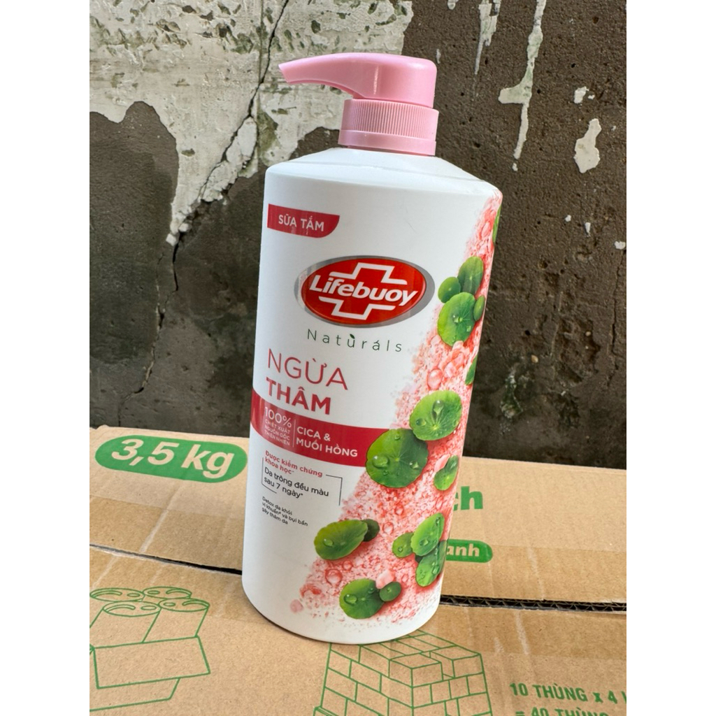 Sữa Tắm Lifebuoy 800gr Detox Và Sạch Sâu Khỏi Bụi Mịn Pm2.5 Detox 100% Từ Thiên Nhiên Diệt Khuẩn