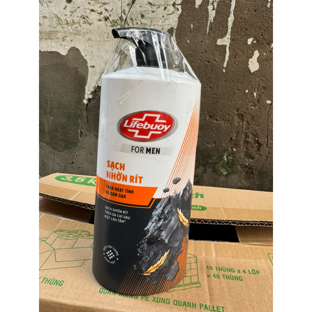 Sữa Tắm Lifebuoy 800gr Detox Và Sạch Sâu Khỏi Bụi Mịn Pm2.5 Detox 100% Từ Thiên Nhiên Diệt Khuẩn