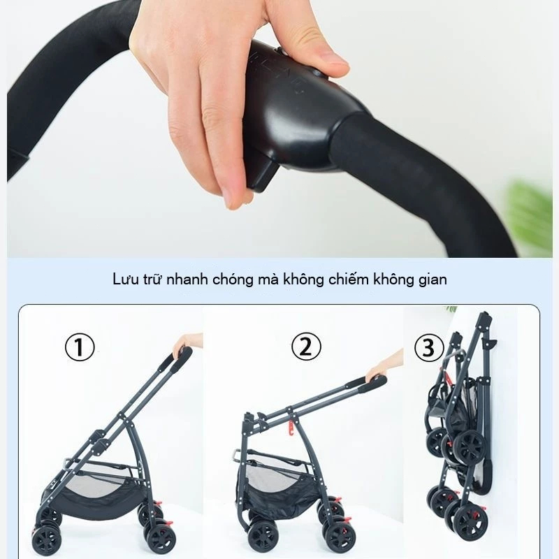 🐈GreenPets🐕Xe đẩy thú cưng cỡ lớn, có thể tháo rời, tải trọng 25 kg, phù hợp cho chó và mèo cỡ nhỏ và vừa