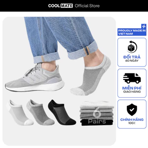 Pack Tất cổ ngắn nam Low Cut Ankle Men Sock, best seller USA - Coolmate