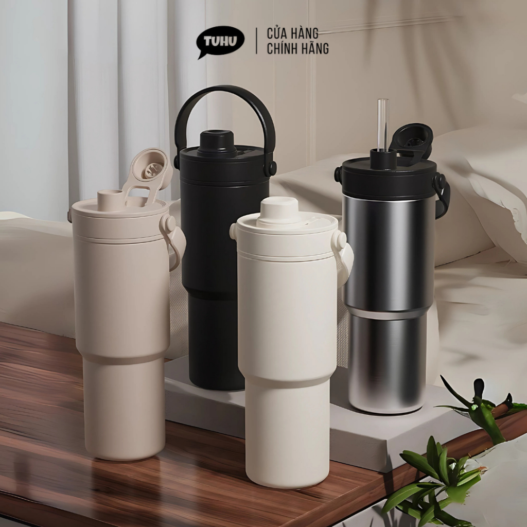 Ly giữ nhiệt khắc tên SIMPLE 735ml, cốc nước nóng lạnh inox 316 cao cấp có quai xách tiện lợi – TUHUHOUSE | BigBuy360 - bigbuy360.vn