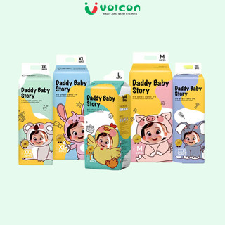Tã/ Bỉm dán/ quần DaddyBaby thấm hút vượt trội khô thoáng suốt ngày bảo vệ da nhạy cảm