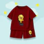 Set Bộ Trẻ Em Mùa Hè Cotton Mềm Mịn – Hình Vịt Vàng Lè Lưỡi Lướt Ván Cute, Dễ Thương (M 285)
