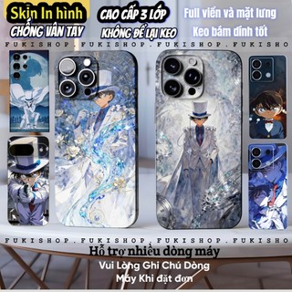 Miếng dán Skin Mặt lưng Sau full viền Conan Dành Cho 17 pro max 16 pro max 15 pro max 14 pro max 13 pro max 12 pro max