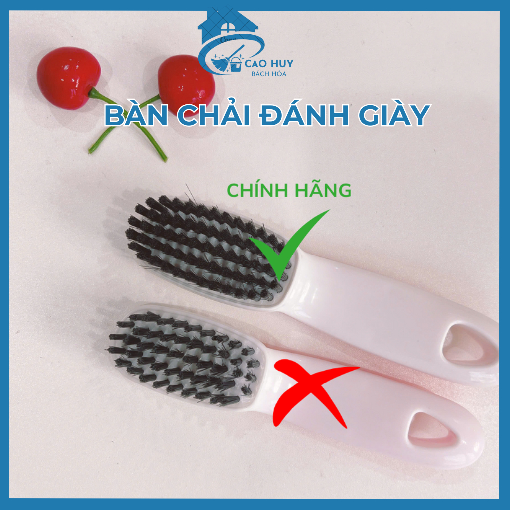 Bàn Chải Cọ Đa Năng Cầm Tay Lông PP Mềm, Làm Sạch Giày Dép, Nhà Bếp, Bồn Rửa Tiện Dụng