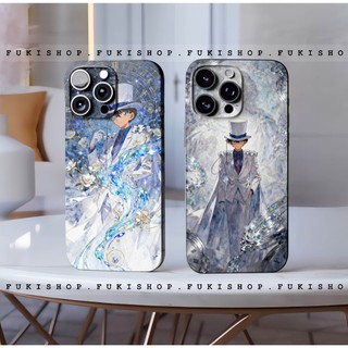 Miếng dán skin mặt lưng full viền Conan cho điện thoại S25 Ultra S24 Ultra S23 S22 Ultra Fold 3 4 5 Flip3 Fold 4