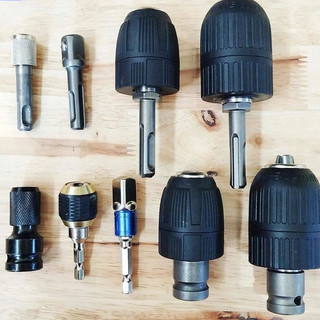 Các loại đầu kẹp 10mm và 13mm , đầu chuyển đổi cho Máy bắn vít - Máy siết Bulong, đầu nhựa , đầu autolock