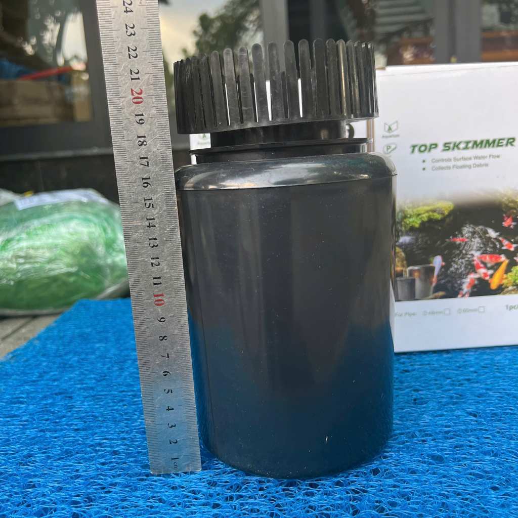 HÚT MẶT,HÚT VÁNG HỒ CÁ KOI KÈM CHẮN CÁM TOP SKIMMER sử dụng ống chờ ren 60mm
