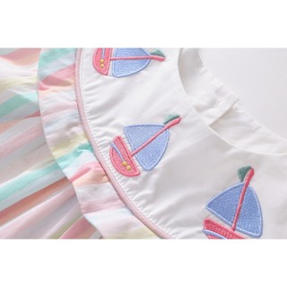Váy Cho Bé Gái, Váy Sát Nách Cho Bé Gái Thiết Kế Cổ Bẻ Siêu Xinh  Dáng Chữ A Chất Liệu Cotton