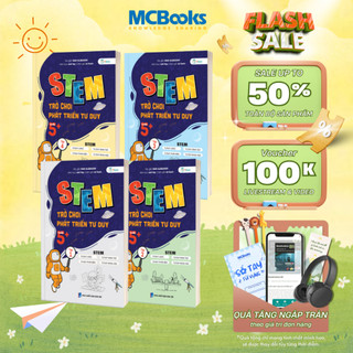 Sách - Bộ Sách STEM Trò Chơi Phát Triển Tư Duy – Tuổi 5+ MCBooks
