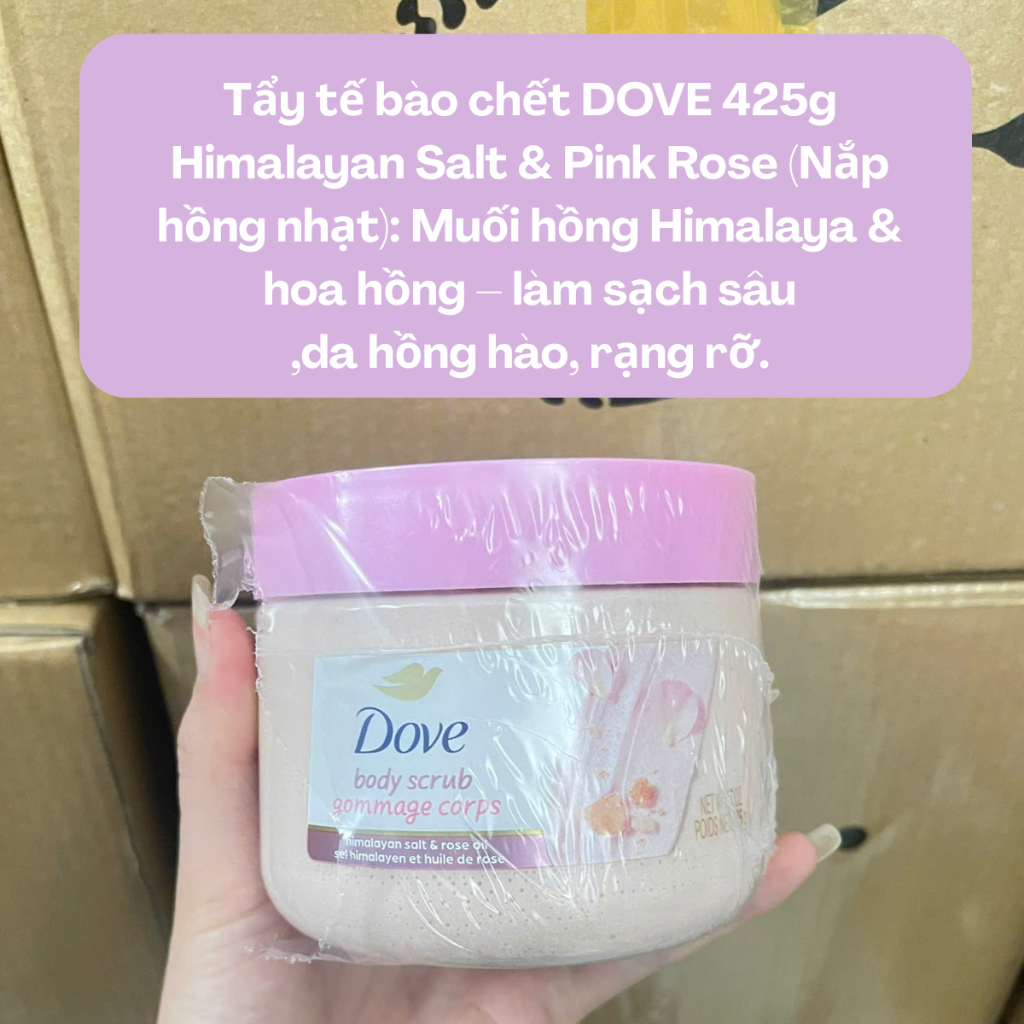Tẩy tế bào chết Dove Body Scrub 298g/425g Nhiều mùi hương_Olay