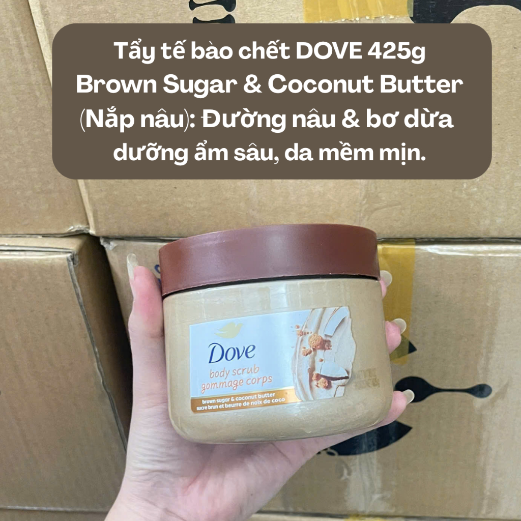 Tẩy tế bào chết Dove Body Scrub 298g/425g Nhiều mùi hương_Olay